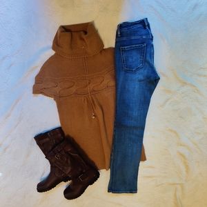 Turtleneck Cable Sweater